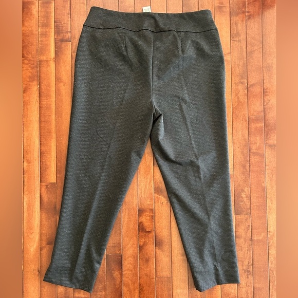 Zac & Rachel Herringbone Gray Slim Fit Pants Size 1X - Picture 7 of 7